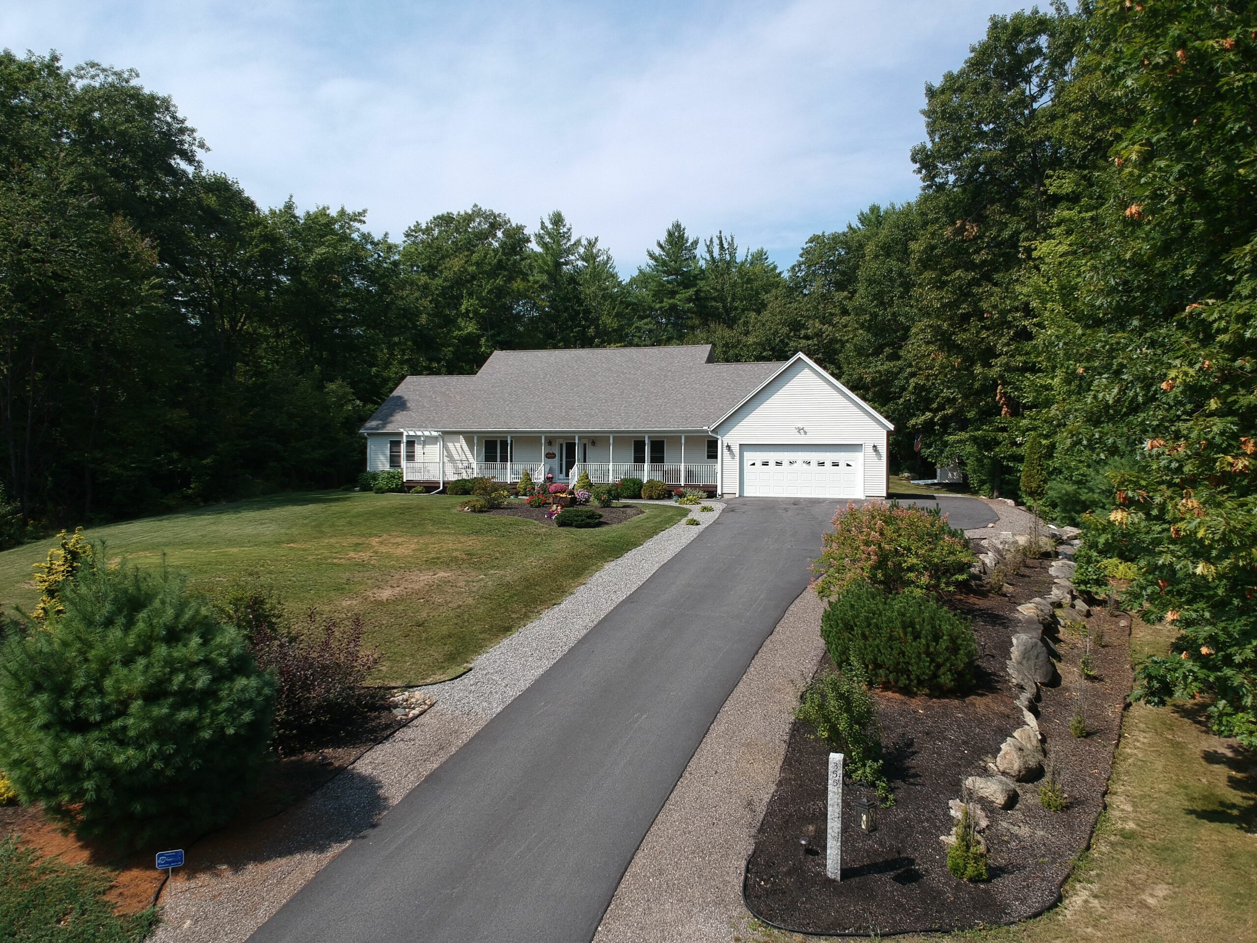 Long driveway asphalt paving Iowa — BB Road Maintenance