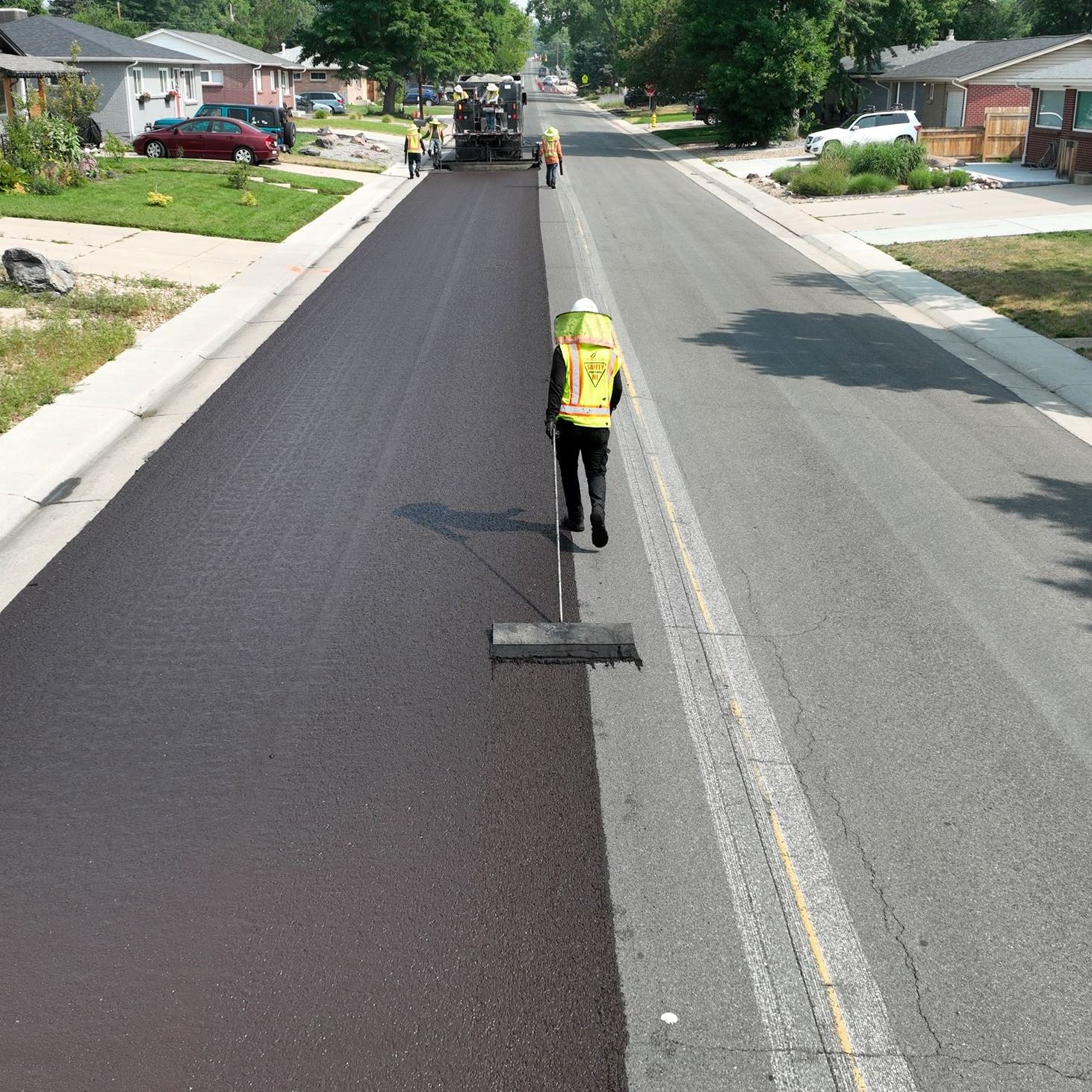 Road paving Iowa — BB Road Maintenance asphalt