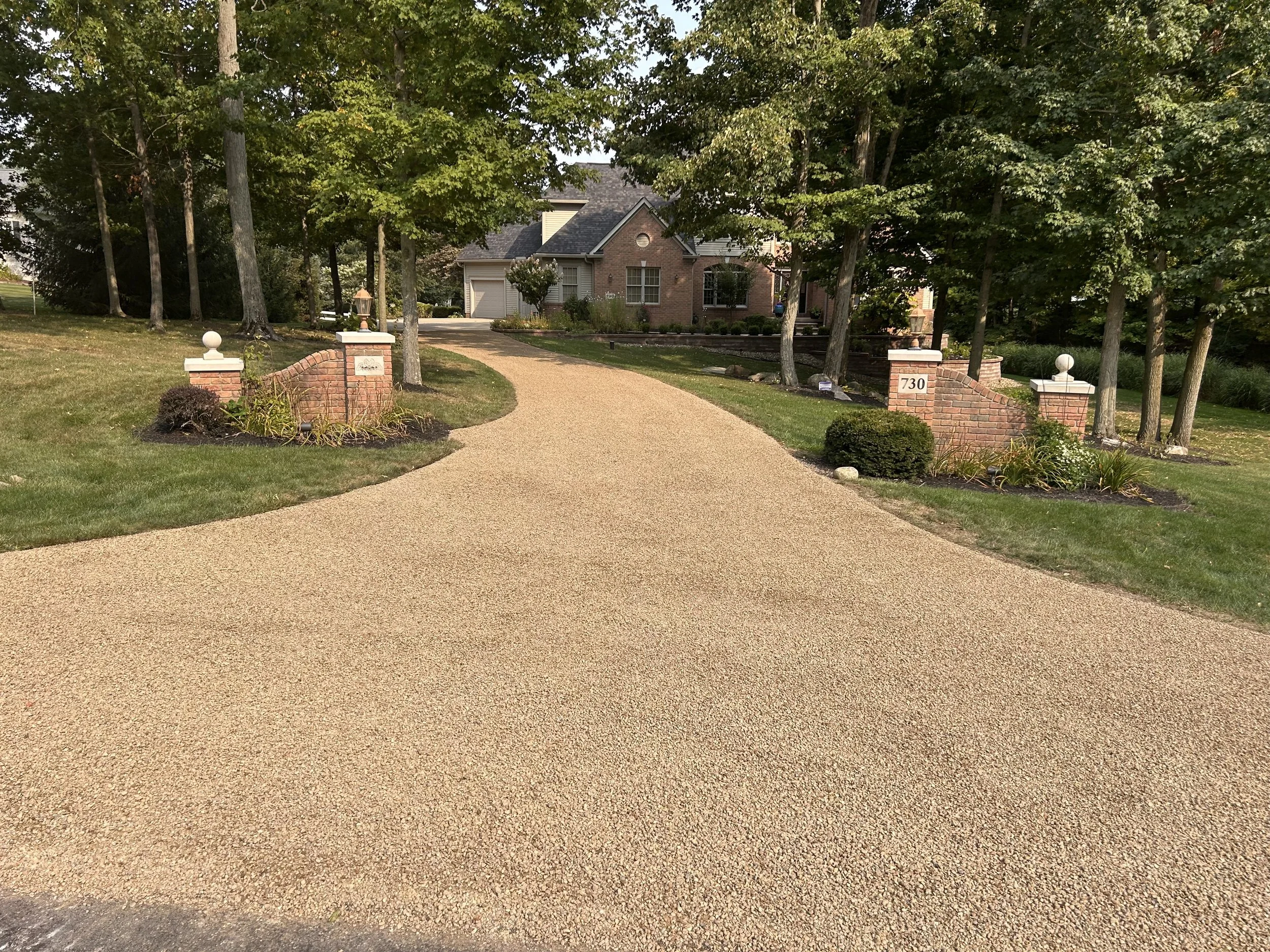 Chip seal driveway paving Iowa — BB Road Maintenance